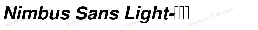 Nimbus Sans Light字体转换